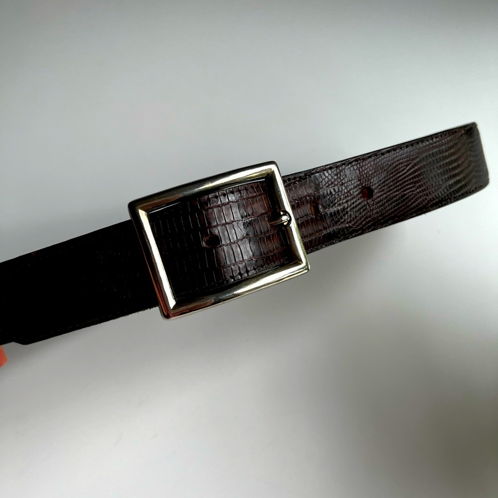 Vintage lizard belt J Crew excellent condition